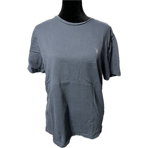 AllSaints Slate Blue Regular Fit T-Shirt‎ Size M - Picture 1 of 4